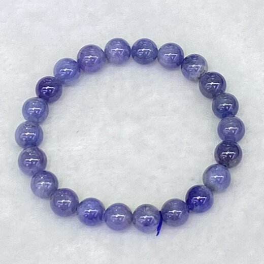 Fat Donglai Quality Tanzanite Bracelet Women's Single Circle Fashion Small Fresh Simple Crystal Jewelry Versatile Gift 1#/6-6.2MM/Round Beads/Single Circle