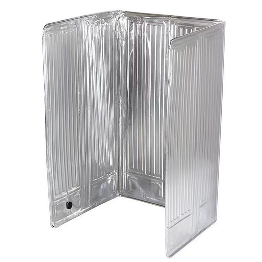 JCZS German brand kitchen oil baffle anti-splash aluminum foil baffle gas stove cooking cooking oil-proof heat insulation high temperature resistant oil baffle 3 pack