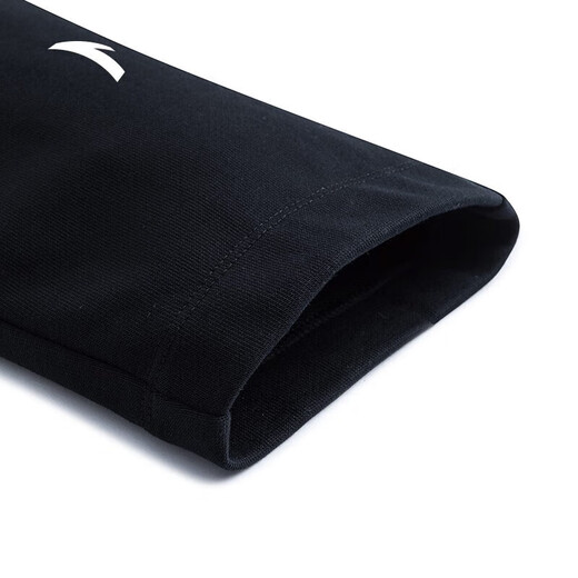 ANTA casual pants for men 2025 new men's plus size trousers large size pure black cotton loose fat brother sports pants basic black 4XL /195 suitable for 200-220Jin Jin equals 0.5 kg