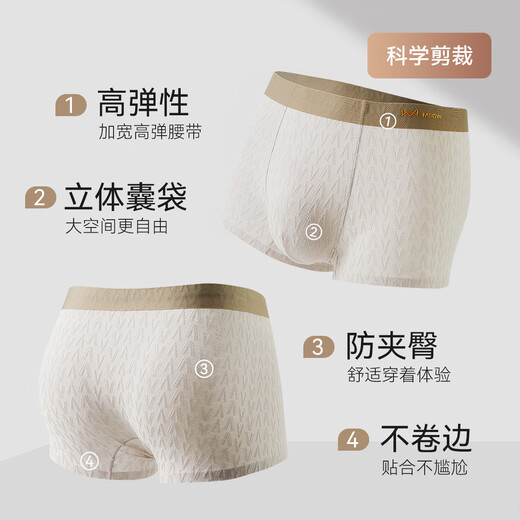 Catman Class A first-class product +10A antibacterial men's underwear, men's medical pure cotton high-end boxer briefs 25 years new product