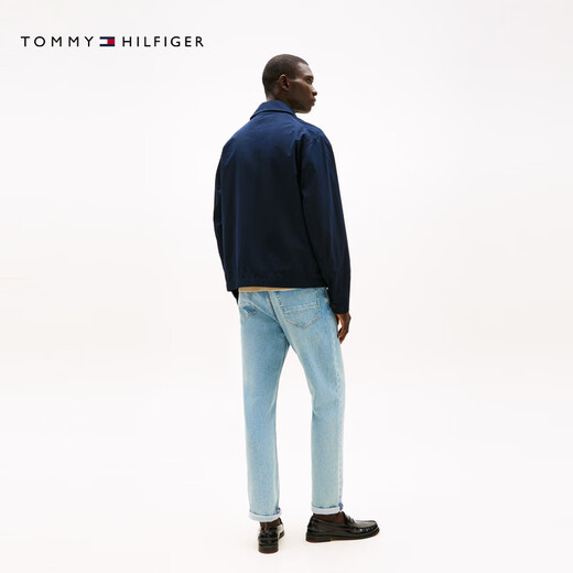 Tommy Hilfiger25 spring and summer new men's and women's thin poplin casual sports simple coach executive lapel jacket jacket