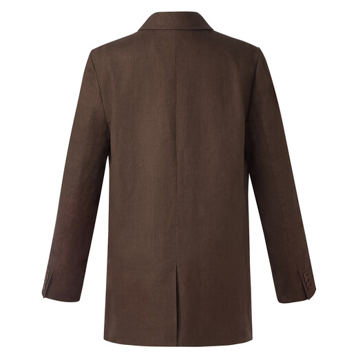 Gloria linen blazer women's autumn commuting high-end workplace wear 1E8L6M340 91Y brown S