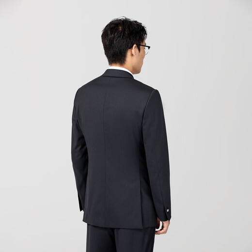 VICUTU Memory Suit Men's Suit Top 25 Autumn New Comfortable Warm Skin Friendly Business Commuting Suit Jacket Black 35 180/93A Suit Pants