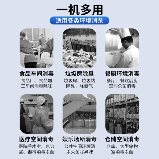 EVANLEY German ozone generator sterilizer mobile large industrial food factory packaging workshop breeding farm garbage room purify air deodorization disinfection sterilization ozone machine 15g/h new upgraded model