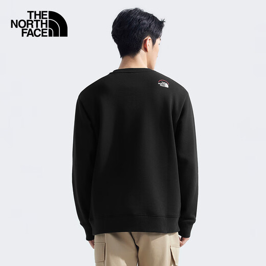 The North Face men's outdoor sweatshirt, warm, soft, skin-friendly and comfortable 8ATE black/JK3 L