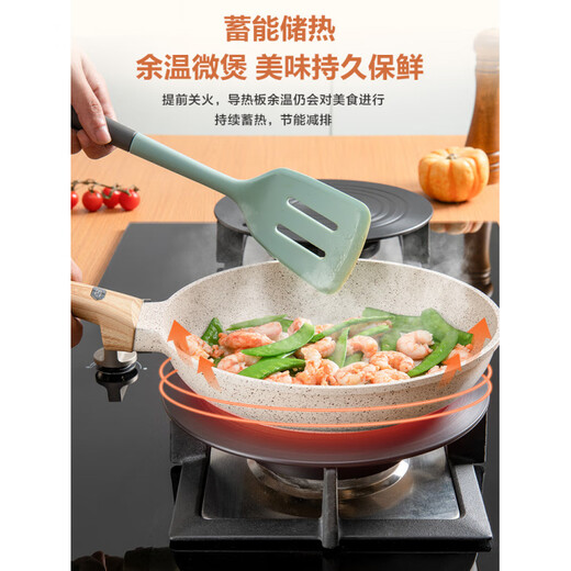 ASD (ASD) heat conduction plate for gas stove household heat conduction plate enamel pot bottom anti-burning black frozen meat thawing heat conduction heat transfer plate 20cm