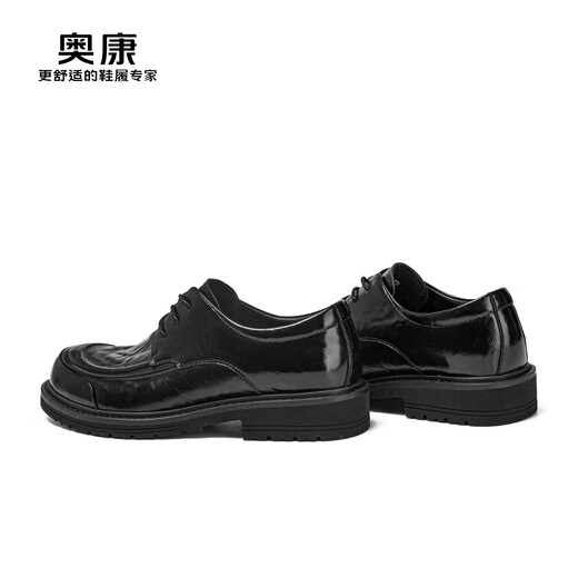 Aokang men's shoes 2025 new spring and autumn business casual leather shoes men's leather formal shoes British derby shoes commuter shoes MT