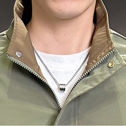 PLAYBOY Jacket Men's Spring and Autumn Thin Large Size Casual Workwear Stand Collar Versatile Loose Long Sleeve Jacket Black L