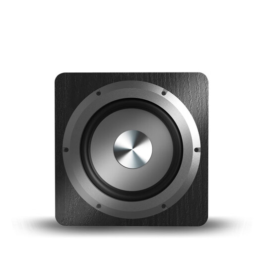 KUIEET6.5寸10寸有源超重纯低音炮音箱重低音大功率木质音响电视客厅家用配套回音壁有源音箱功放低音炮 黑木色6.5寸有源 100W