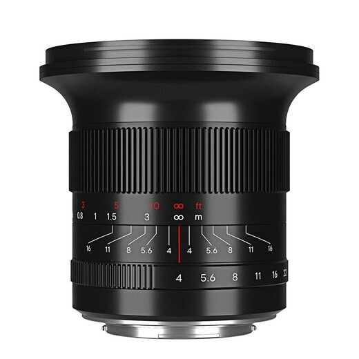 Seven Craftsmen 15mm f4.0 ultra wide-angle full-frame lens, mirrorless camera mount, manual focus, black, Canon RF mount