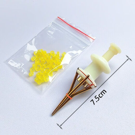 Factory direct supply of dog tail trimmer Teddy Corgi puppy pet tail removal artifact tail clip automatic one plastic tail trimmer + rubber band bag