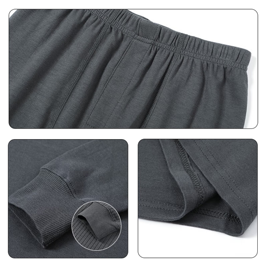 Jihua 354507 formal autumn underwear set men's thickened cold-proof warm underwear set Modal cotton autumn underwear autumn underwear set thermal underwear set olive green 165-170/92-96