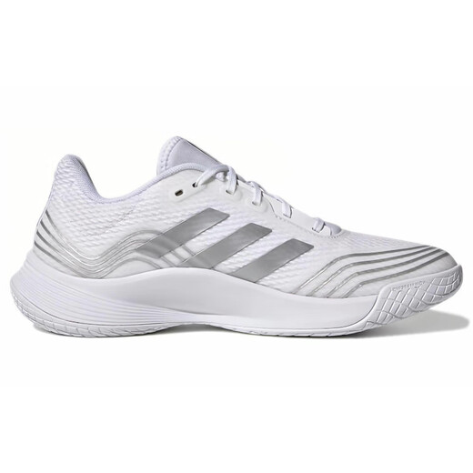 Adidas New Year Gift Christmas Gift Novaflight Comfortable and Wear-Resistant Volleyball Shoes Women's Silver 36.5