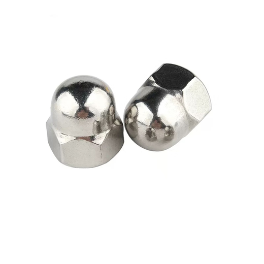 Jingxuan 304 stainless steel cap nut round ball head fine tooth reverse tooth cap nut decorative screw nut M3M4M5M6M20 304 stainless steel M18 (1 piece)