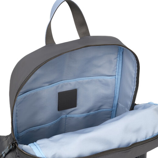 Calvin Klein Casual Commuter Large Capacity Backpack Fabric Backpack Regular Men's Granite Gray Basic Pack (Bag)