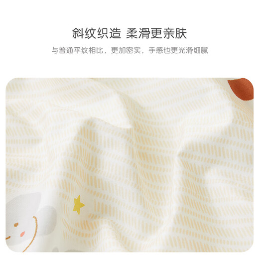 Luolaikids boys maternal and infant grade A pure cotton kindergarten three-piece set of pure cotton children's kindergarten bedding 120*150cm