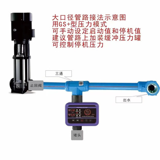 Water pump controller intelligent fully automatic pressure switch electronic microcomputer high power electronic pressure switch fully automatic new adjustment-free full lift shutdown pressure tank type intelligent pressure switch dedicated to 220v deep well submersible self-priming pump