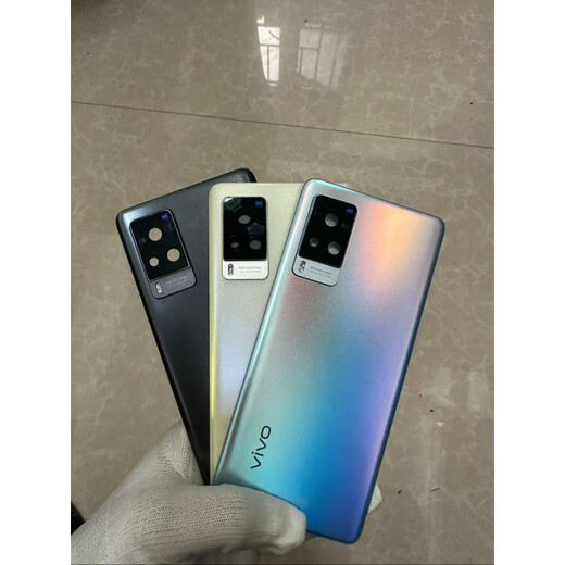 Vivo original adapted x60 curved screen original disassembly back cover x60 straight screen original disassembly second-hand original disassembly back cover black original disassembly 8 new more scratches mobile phone rear power cover