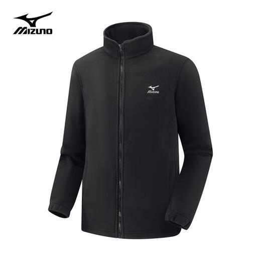 Mizuno outdoor jacket men's three-in-one jacket windproof two-piece warm mountaineering sportswear black M