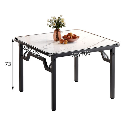 Shanshan wood art folding table household dining table small apartment dining table egg-breaking table outdoor table stall small table