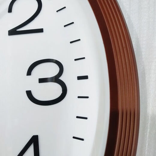 Weirong Jinzhongbao Brand Wall Clock Modern Living Room Простые часы модные творческие часы круглые золотые настенные часы 3883 Матовый черный диаметр 34 см 1 дюйм