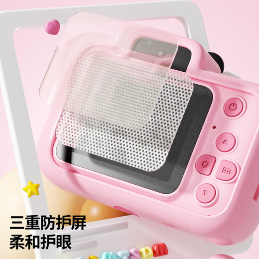 Appareil photo numérique HD Disney pour enfants, jouet couleur, support vidéo Portable, Anti-chute, cadeau d'anniversaire pour fille, poudre