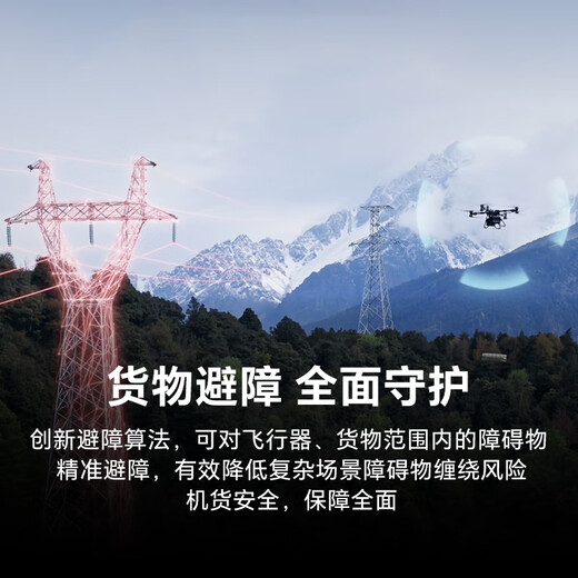 DJI fc100 large load-bearing drone FlyCart100 standard package 80kg transportation includes battery*2+parachute+remote control+dual electric lifting system pick-up card