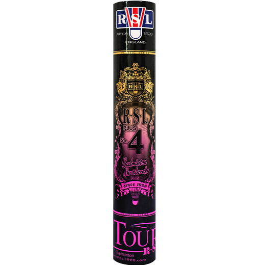 亚狮龙（RSL）羽毛球鸭毛球耐打稳定比赛训练RSL4号PLUS 12只装77速