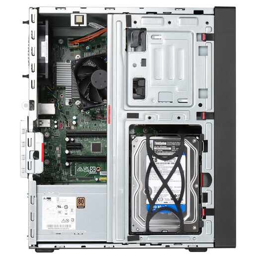 Lenovo multi-core ThinkServer TS90X small 4U tower server host Xeon E-2386G six-core 3.5-5.1GHz 32G memory丨2 2T hard drive丨RAID1