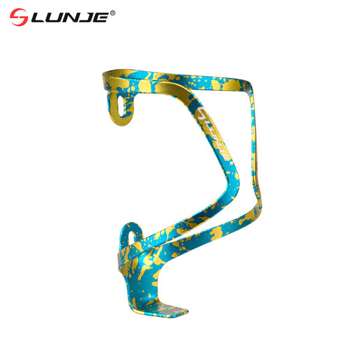 Bicycle water bottle rack, mountain bike ultra-light aluminum water cup holder, bicycle water bottle holder equipment accessories, water bottle rack, sand blue