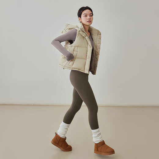 Gigt Jiji yoga wear women's long-sleeved one-piece woven waist slimming outdoor sports T-shirt Pilates training wear fitness wear Haiyueyan L