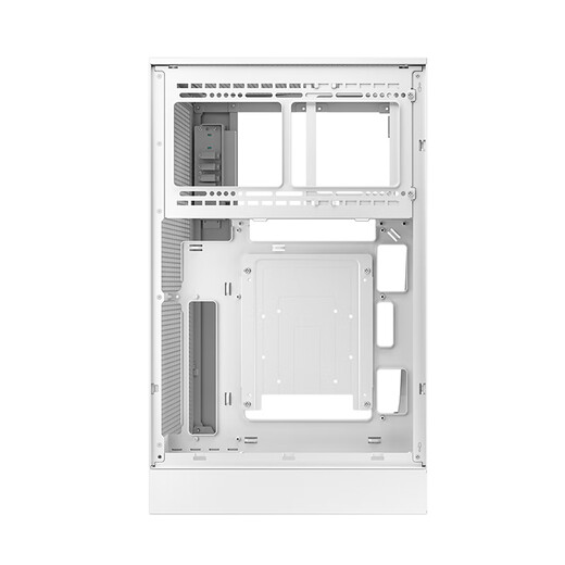 Jiuzhou Fengshen (DEEPCOOL) CH270 vertikales Digitalanzeige-Chassis, weiß, unterstützt Back-Plug-Motherboard/360-Wasserkühlung/Digitalanzeige-Basis/Mesh-Kühlpanel