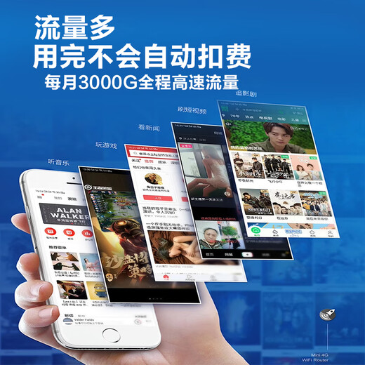 Xiaoyi Kostenlose Testversion Portable Wireless WiFi 6 Neu 2025 Mobile WiFi Portable Unterstützt 5G 4G-Geräte Unbegrenzter Geschwindigkeitsverkehr Internet Car Home Router Full Netcom 5Ghz Deluxe Edition 3000 mAh