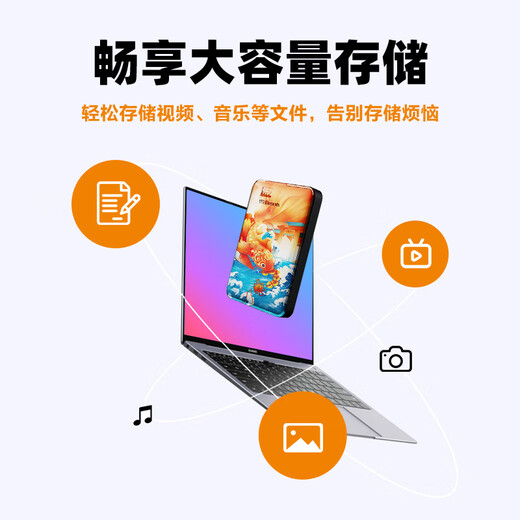 Western Digital (WD) 2TB mobile hard drive USB3.0 2.5-inch mechanical hard drive laptop external expansion large capacity storage painted custom model Li Yue Longmen