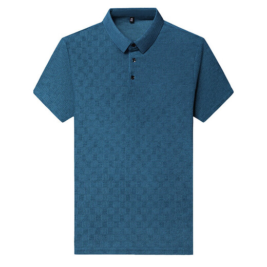 
HaiLan Home (HLA) summer ice silk quick-drying shirt short-sleeved shirt for men thin cool and loose jacquard casual elastic half-sleeved T-shirt 9901 khaki short-sleeved Polo 3XL 185 suggestions 164-179Jin [Jin equals 0.5 kg]