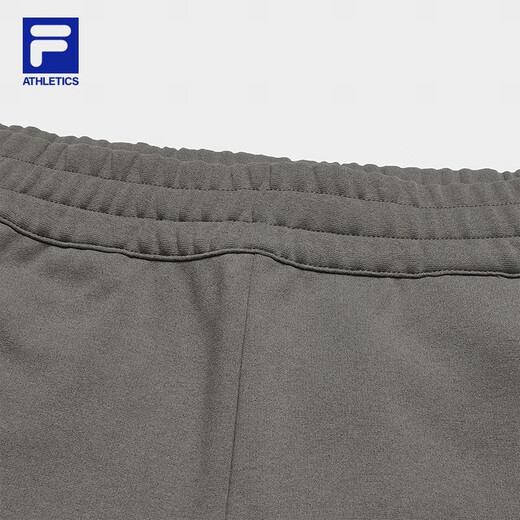 FILA Official Men's Knitted Pants 2025 Autumn New Fitness Sports Simple Loose Straight Pants Wooden Brown-BN XL 180/88A/XL