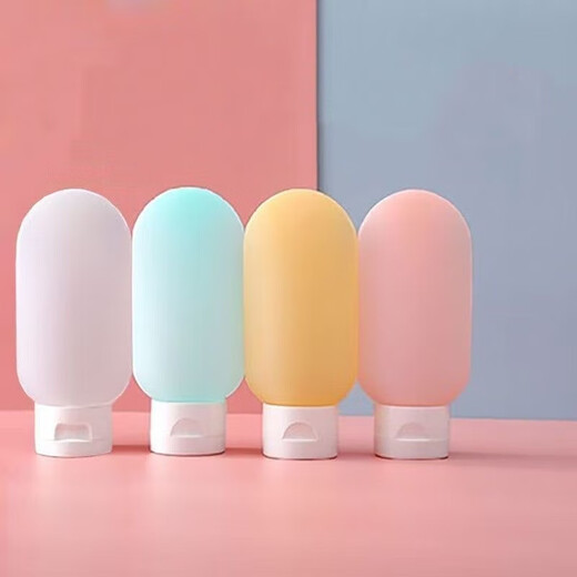 Infrastructure auxiliary materials sub-bottles sub-bottles shampoo shower gel skin care products makeup remover empty bottle portable squeeze type sub-bottles 4 random colors