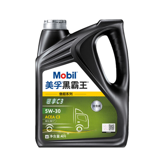 Mobil Delvac Aochao Qingxiang C3 5W-30 4L fully synthetic engine oil for light trucks and light passenger national VI