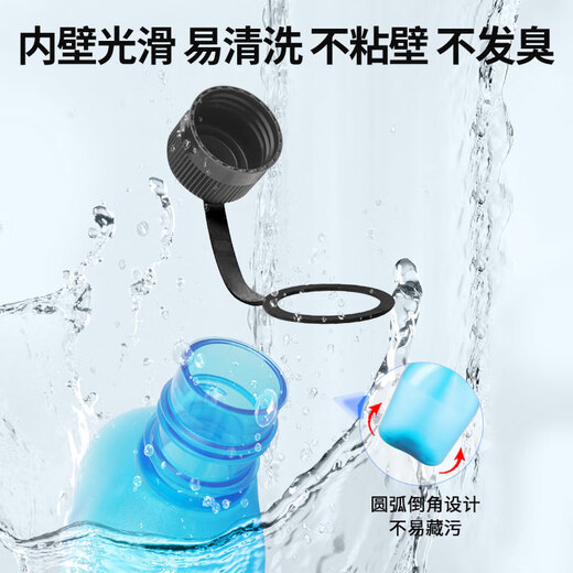 乐基因（nalgene）运动水杯大容量户外便携塑料军训健身水壶美国 1777-9902_红色