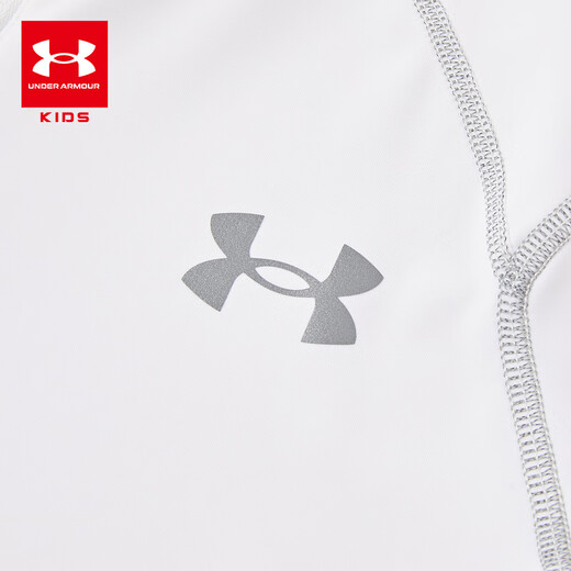 Under Armor children's long-sleeved T-shirt spring and autumn unisex running training casual sports stand-up collar long-sleeved T-shirt top 253303206