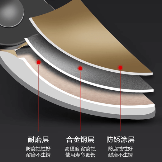 Skingcond German quality thick branch scissors, special scissors for cutting branches, pruning shears, fruit tree shears, gardening scissors artifact, Black King Kong, 6th generation imported SK5 steel finely ground blade 1