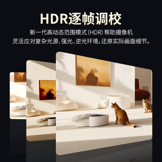 Worry-free Internet viewing, dual-camera tracking, wireless full-color camera home monitor, 360-degree no blind spots with night vision, panoramic voice, mobile phone remote home indoor baby and pet care, 4K ultra-clear - standard version, blockbuster new product + automatic tracking, 90% of users choose 64G memory card