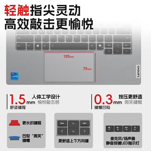 ThinkPad Lenovo Thinkbook14+16 2025 new product High-performance Core processor, thin and light e-sports game designer modeling mobile workstation laptop Core 5 16G memory 512G solid state 14-inch fully upgraded IPS high color gamut screen