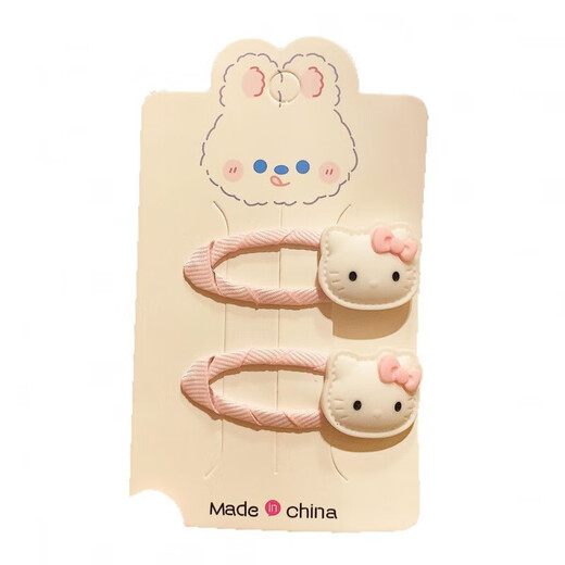 Children's hairpin bb hairpin hairpin headdress clip Korean girl baby princess bangs clip side hair accessories female side clip children's hairpin-KT cat