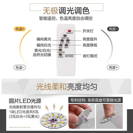 NVC Lighting NVCled Deckenleuchte Kristall Wohnzimmerlampe Schlafzimmer ganzes Haus Beleuchtungspaket Kombinationsset modern 100 cm 4-teiliges Set A quadratisch 30 1049