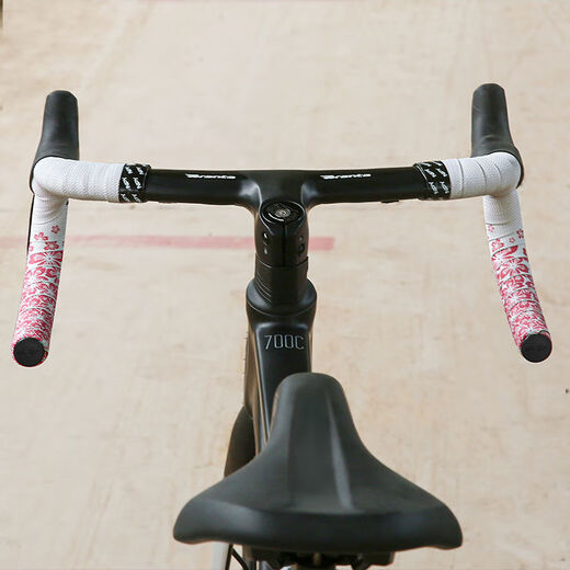 Raft core bicycle handlebar wrapping Sakura road mountain handle cover non-slip wear-resistant shock absorption multi-color optional White and pink Sakura series Sakura series xt professional grade handlebar tape