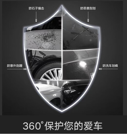 Shantou Lincun TPU super bright piano black matte bright black full car film paint protection film invisible car clothing repair TPH color change TPU bright black 1.5 by 2 meters