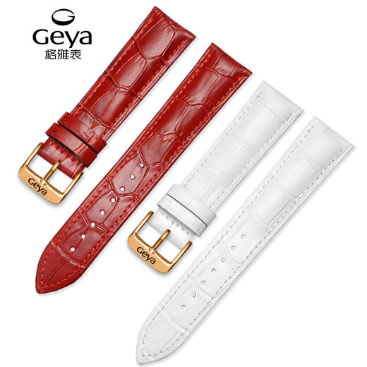 CASTLEKNIGHT Gee Leather Strap Calf leather pin buckle bracelet adaptation 6193/8199/6211/6205/6205 leather chain brown + silver pin buckle 22mm