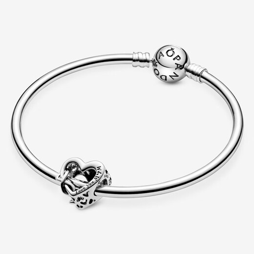 PANDORA Beloved Mother Eternal Symbol Heart-Shaped 925 Silver DIY Beads Teacher's Day Gift 798825C00 Silver
