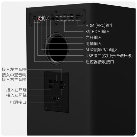 JBL CINEMA 525 satellite home theater Bluetooth wireless speaker integrated power amplifier 5.1 surround speaker TV living room panoramic sound home computer audio center player standard version CINEMA 525 Bluetooth set